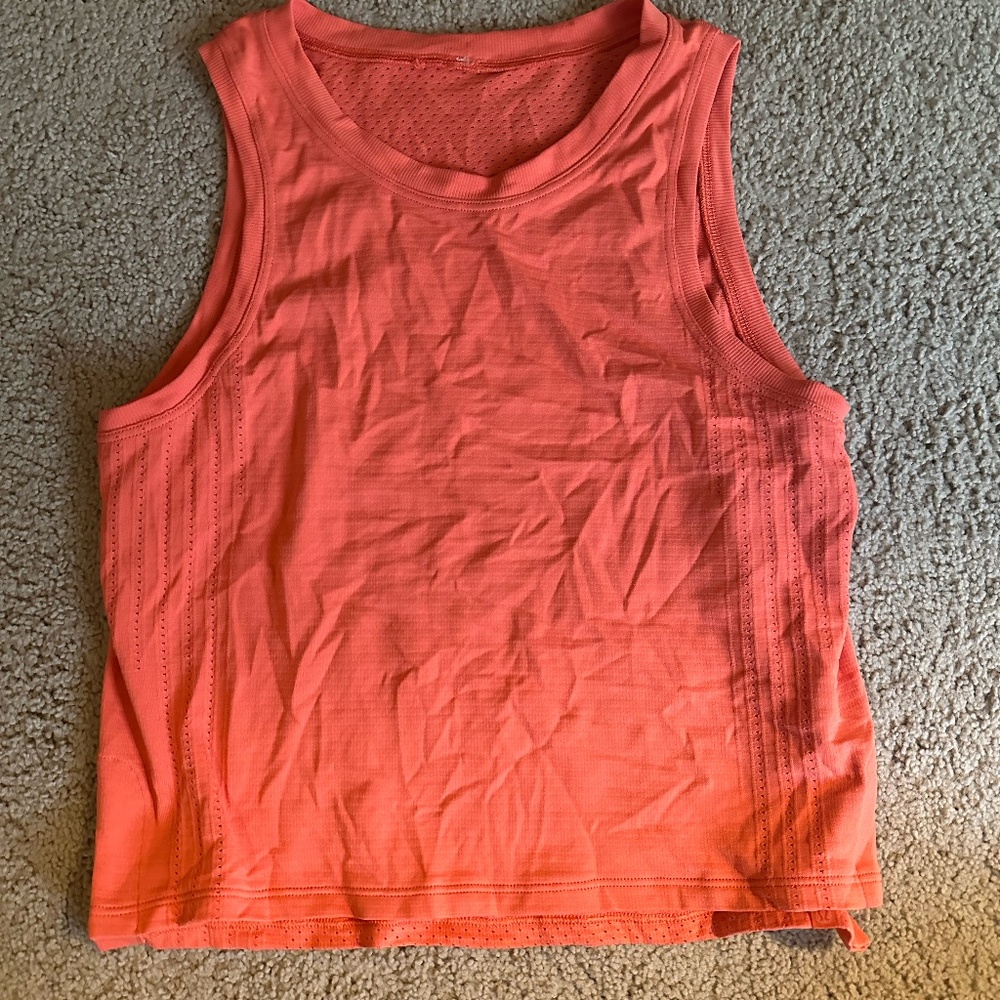 Lululemon Orange Tank